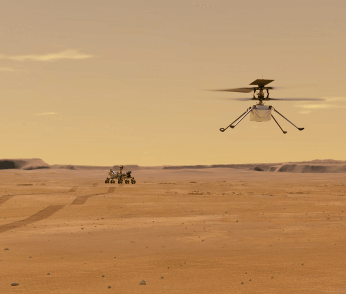 Mars Helicopter Scout (MHS) Ingeniosity